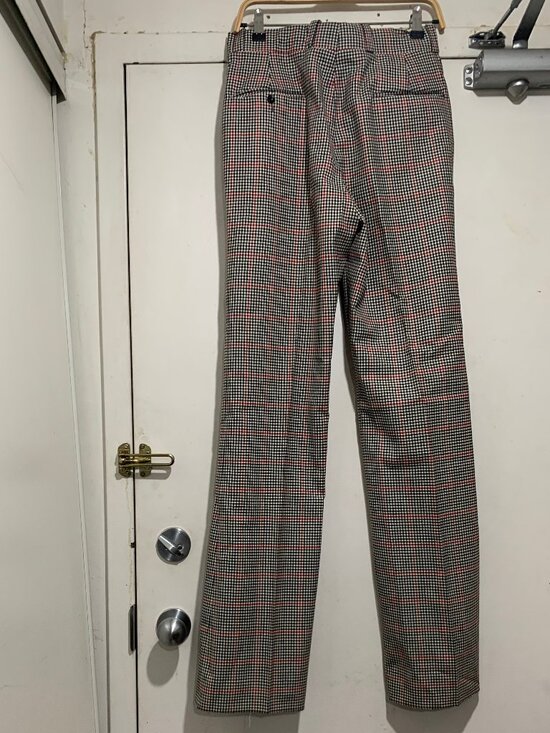 NEW VINTAGE WOOL PLAID PANTS SIZE 30 - Picture 4 of 8